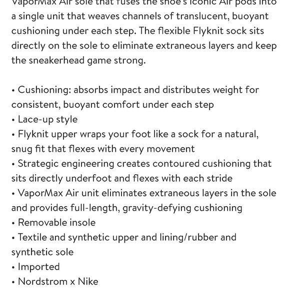 Nike Air VaporMax Sneaker - Picture 8 of 8